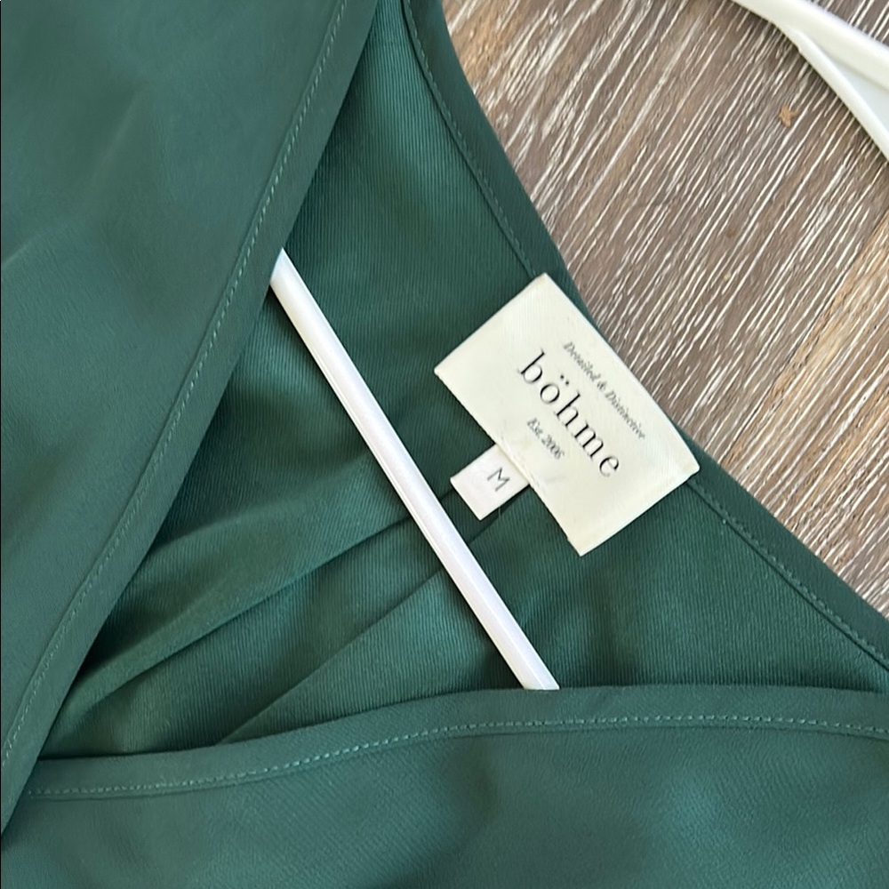 Bohme Green maxi Wrap Dress - Picture 2 of 6